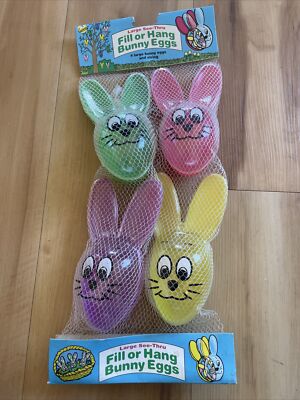 Vintage Fill Or Hang Bunny Eggs By Sun Hill