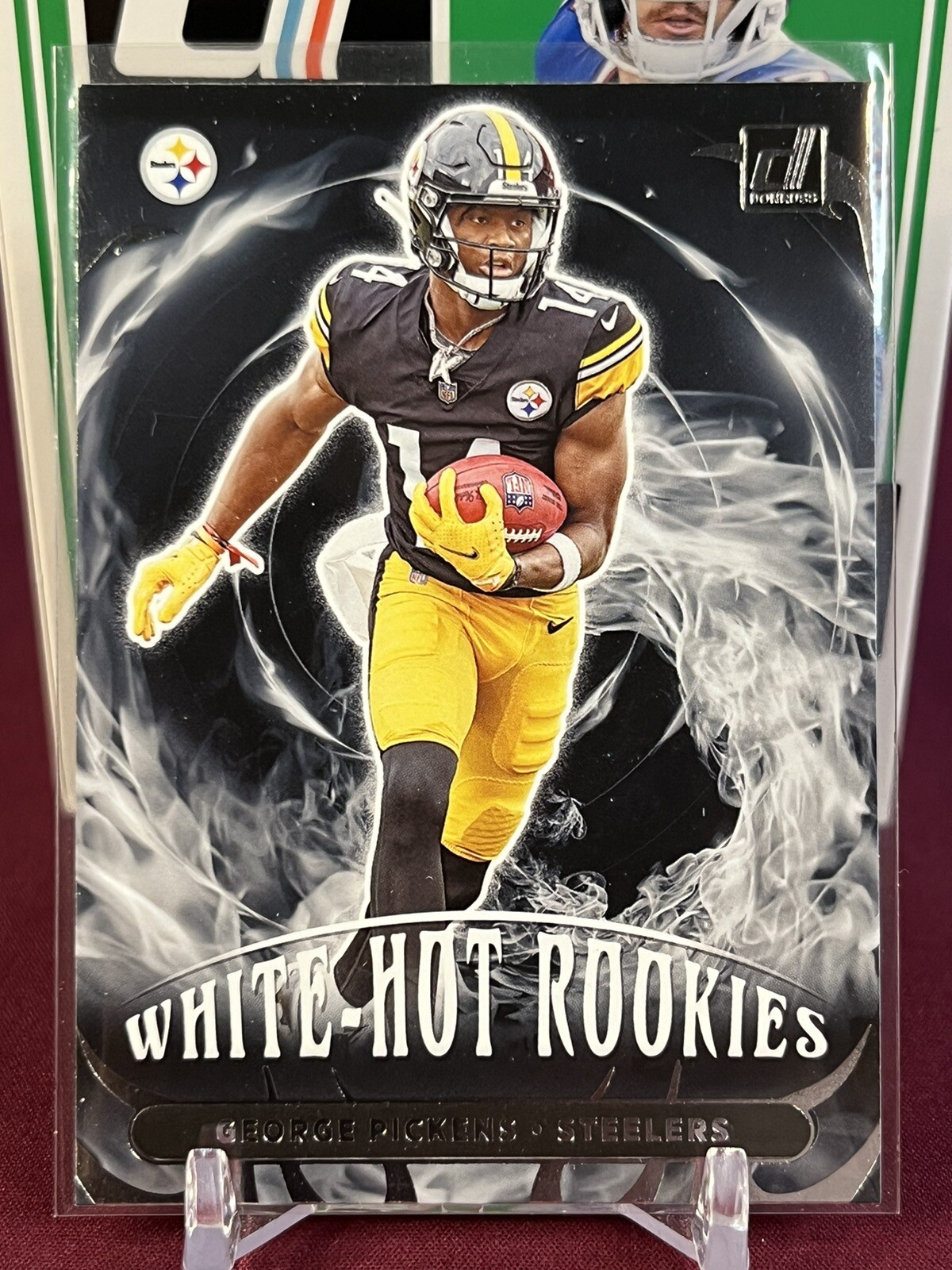 2022 Donruss Football White-Hot Rookies George Pickens WHR-8 (b)