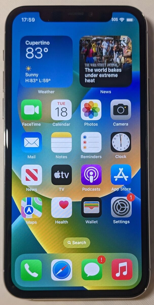 Excellent - Apple iPhone 11 Pro (A2160) Silver - 64 GB - T Excellent - Apple iPhone 11 Pro (A2160) Silver - 64 GB - T