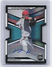 2023 Panini Elite Extra Edition #133 Grayson Hitt Signatures Die Cut #/399