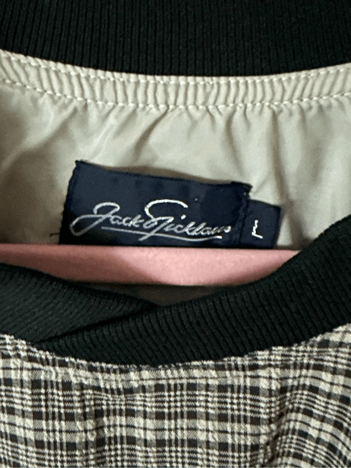 Pulôver xadrez vintage Jack Nicklaus PGA Tour tamanho grande - Imagem 3 de 4