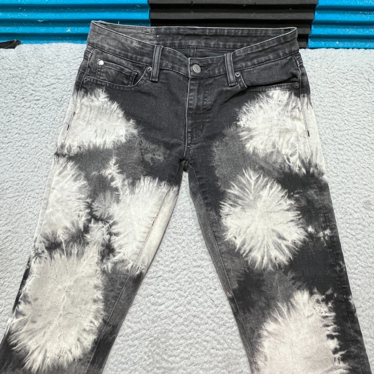 Ralph Lauren Denim & Supply Skinny Jeans Mens 28x32 Tie Dye