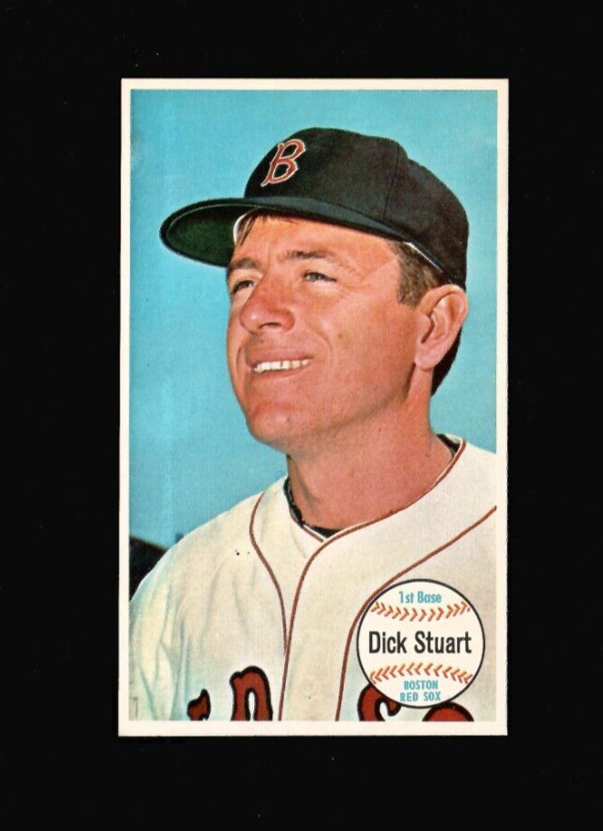 1964 Topps Giants #42 SP SHORT PRINT DICK STUART Boston Red Sox NRMT No Creases
