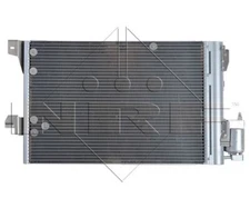 Condenser, air conditioning easy fit NRF 35301 for Opel