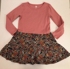 Tea Girls Mauve color  flowered Dress Size 5
