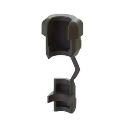 50 Piece Micro Plastics 23MP07W20 Black Strain Relief Cord Grip Bushing 