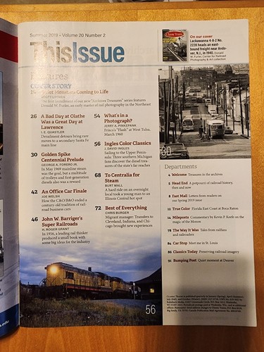 CLASSIC TRAINS Magazine Summer 2019 Great Photos 1940s Donald Furler Kalmbach - Picture 2 of 18