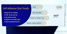 NEW Indoor Stair Treads For Wood Self Adhesive Runners 15 PCS Non-Slip Romrol