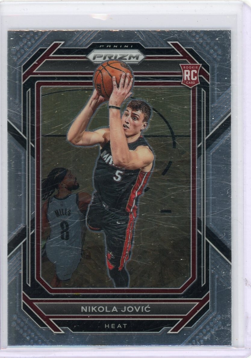 2022-23 Panini Prizm Rookie RC Nikola Jovic #236 Miami Heat