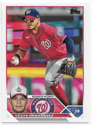2023 Topps #244 Cesar Hernandez - Washington Nationals