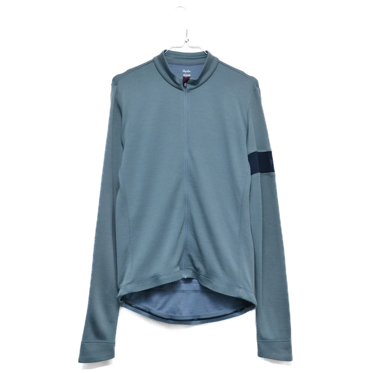 Rapha Classic Long Sleeve Wool Blue Men s Cycling Jersey Size M eBay