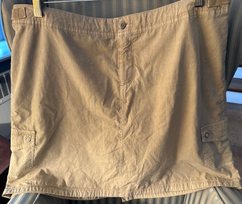 NEU MIT ETIKETT..FRESH PRODUCTS FREIZEIT UND BEQUEM CARGO SKORT IN KHAKI.. (XL) RET $ 59 - Bild 3 von 4