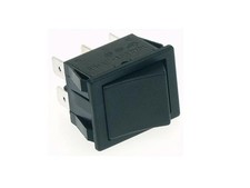 Velleman R905B POWER ROCKER SWITCH 10A-250V DPDT ON-ON - BLACK CAP