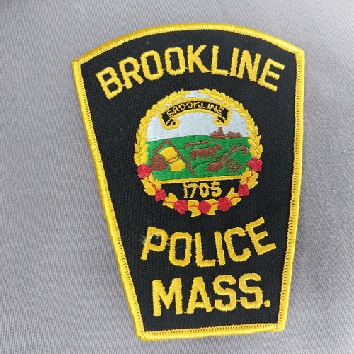 Brookline MA Massachusetts Police 5" Shoulder Patch