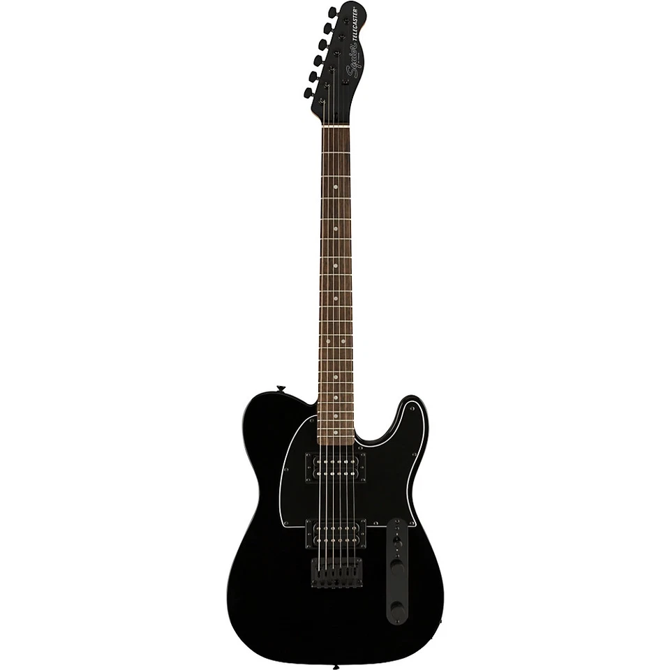 Squier Affinity Telecaster HH Guitar with Matching Headstock Metallic Black - Image 3 of 4