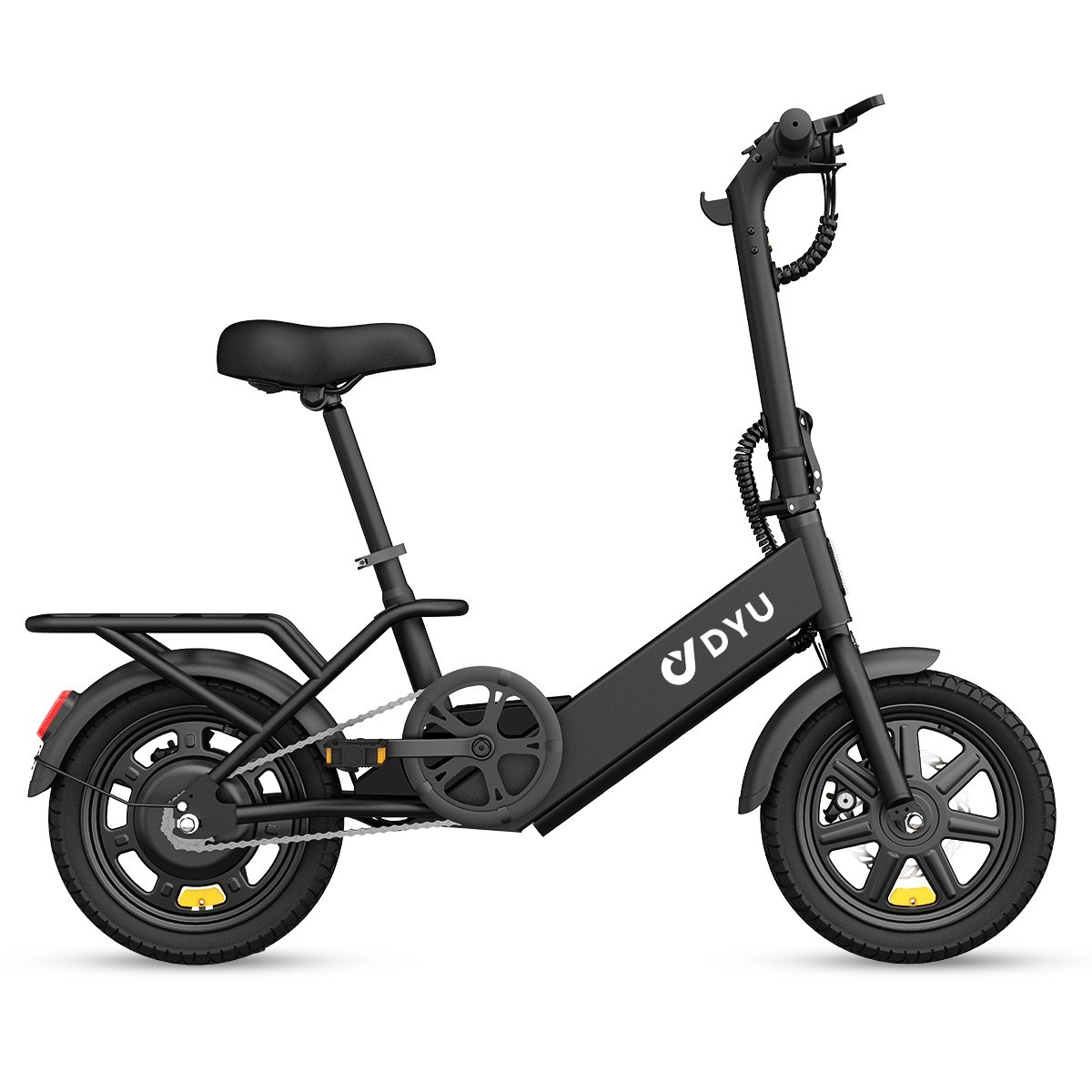 DYU 14" Folding Electric Bike for Adults, 350W 36V/7.8AH Battery