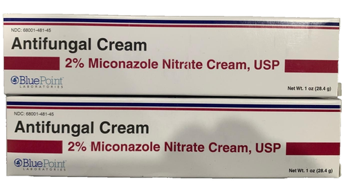 Miconazole 2% Anti-Fungal CREAM 1 Oz Pak Of 2 Tubes Gen Micatin