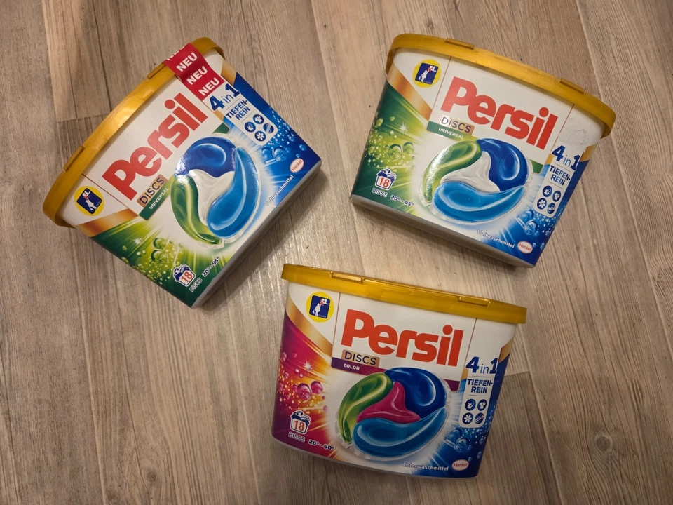 3 packs Persil 4in1 discs 2x universal 1x color konvolut - Bild 1 von 1
