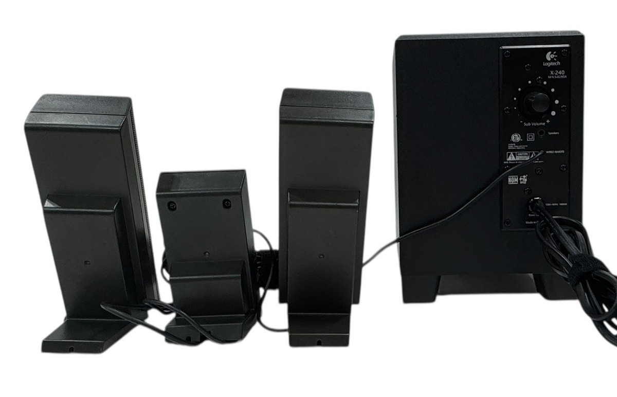 Logitech X-240 Computer Speaker System With Sub Woofer 97855044693