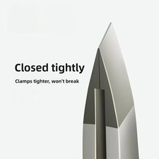 Stainless Steel Professional Eyebrow Tweezers High Brow Tweezers with Angled Tip