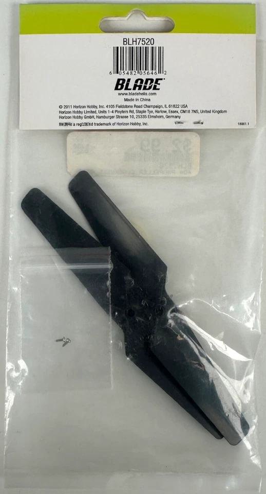 Blade BLH7520 Black Clockwise Rotation Propeller (2) mQX New - Image 2 of 2