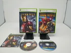 Iron Man 1 & 2 Xbox 360 Bundle Marvel Games Tested Fast Shipping