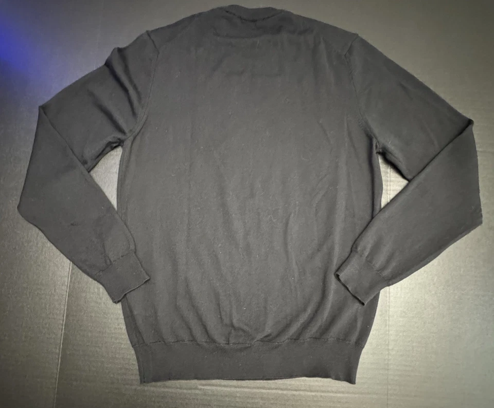 Versace Collection Men’s Virgin Wool Crewneck Lightweight Sweater Pullover Large - Image 2 of 4