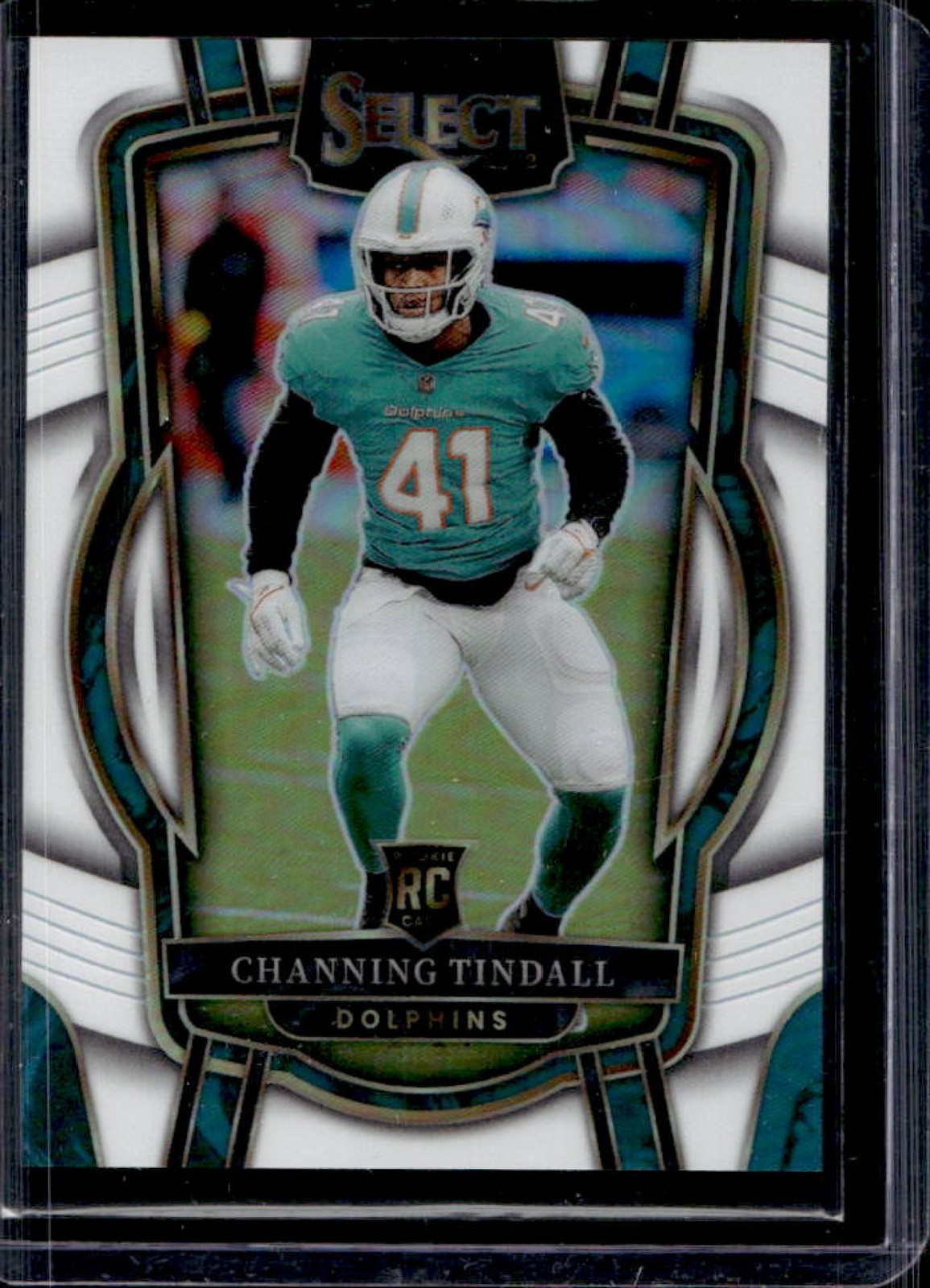 Channing Tindall Panini Select #239 White Prizm