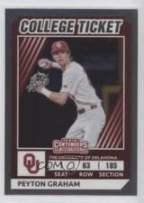 2022 Panini Elite Extra Edition College Tickets Optic Peyton Graham #CTO-15 0i4k