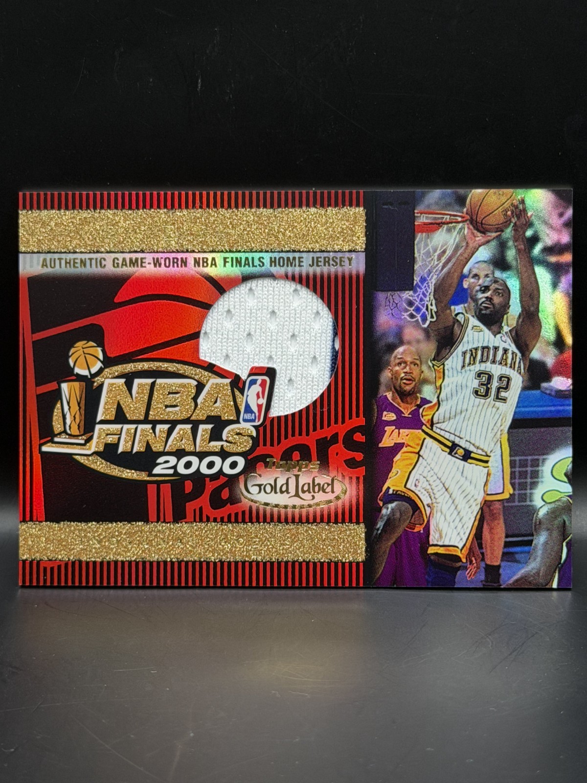 Dale Davis 2000 Topps Gold Label Nba Finals Game Worn Jersey Patch #TT14