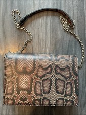 RRP£29.5 M&S Ladies Faux Leather Snakeskin Vegan handbag BNWT