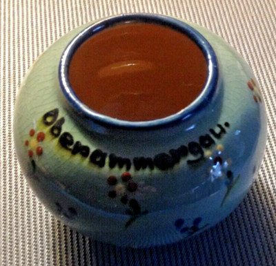 Rare~ANTON LANG SIGNED GERMAN Jesus~Studio ART POTTERY ARTIST~OBERAMMERGAU~OOAK