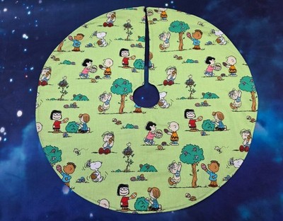 Handmade Mini 19'' EASTER  egg hunt tree skirt   S N O O P Y  P E A N U T S
