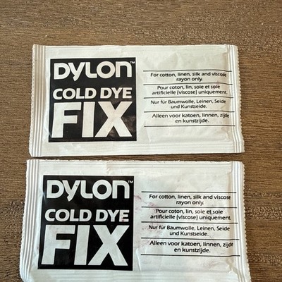 Special DYLON COLD Dye Fix ~ Made in England ~2 Packets