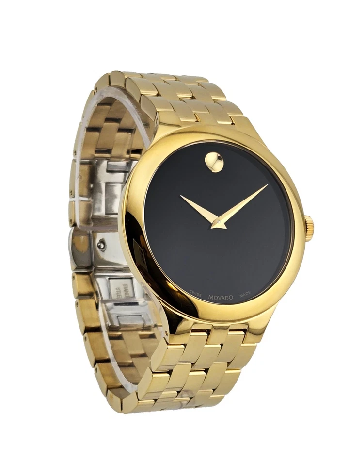 Movado Men's Veturi Black Dial Stainless Steel Watch - 0607417 - Image 3 of 4