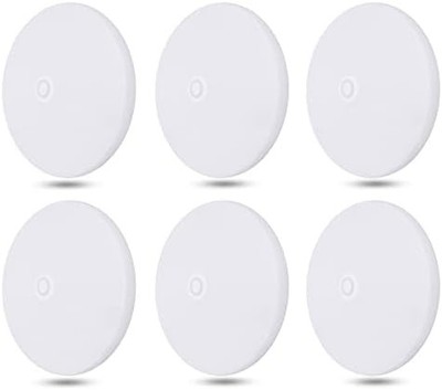 Facon 6-Pack 4.5in 12V RV Puck Dome Lights Warm White