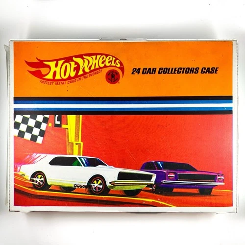 Vintage 1967 Mattel Hot Wheels Redline 24 Car Collectors Case