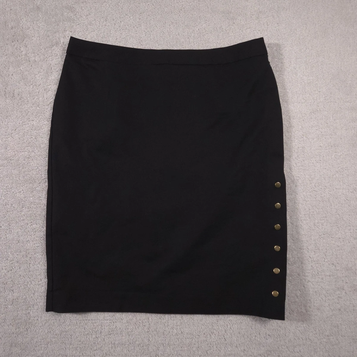Jupe Taille Plus Worthington Noire - Taille 24W - Style Asymétrique Habillé - Occasion Très Bon état