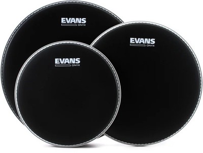 Evans Onyx Coated 3-piece Tom Pack - 10/12/14 inch