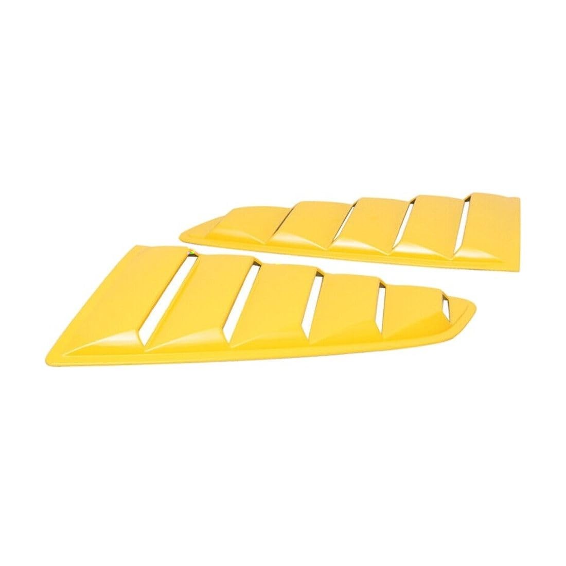 OE Style Quarter Window Louver Yellow 2pc Self-Adhesive WDL-FM15DS-H3