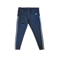 Adidas Climalite Jogger Pants Women s XL Black 3-Stripe Moisture-Wicking