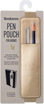 Bookaroo Pen Pouch - Gold