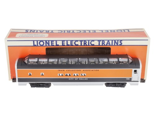 Coche domo Lionel 6-52085 calibre O 1996 TCA "City of Dallas" Dallas vista completa LN | Zustand: Used