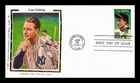 DR JIM STAMPS US COVER LOU GEHRIG BASEBALL FDC COLORANO SILK CACHET