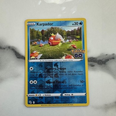 Karpador 021/078 PGO 021 Pokemon Go Reverse Holo Rare Deutsch NM Pokemon