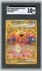 SGC GEM MINT 10 2023 POKEMON OBIDIAN FLAMES CHARIZARD EX HYPER RARE #228
