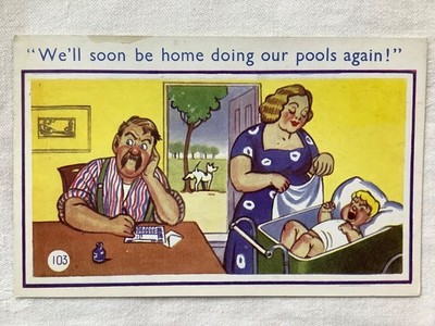Wir sind bald wieder zu Hause und machen unsere Pools! Leslie Lester Ltd Postkarte