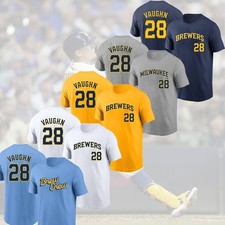 SALE Andrew Vaughn 28 Milwaukee Brewer 2025 Name Number Fastship For Fans