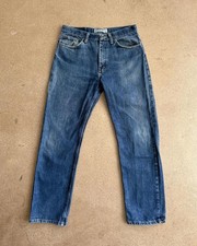 Vintage Wrangler Jeans Blue Medium Dark Wash Men's 32 Western Cowboy Denim