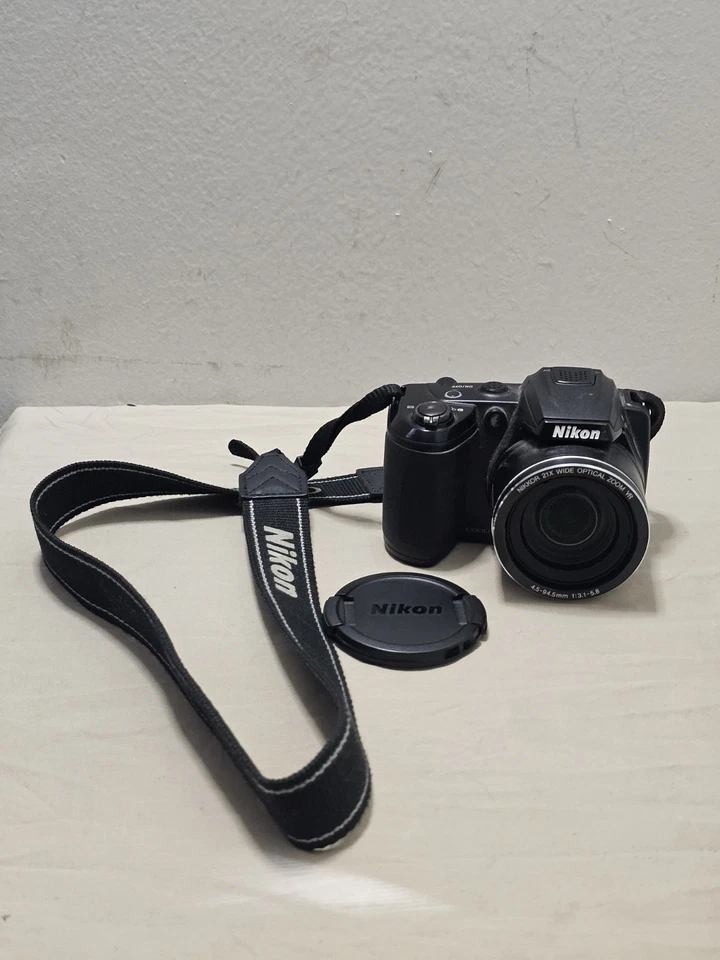 Nikon Coolpix L310 Digital Camera 14.1Mp Black With Strap Works - Image 2 of 4